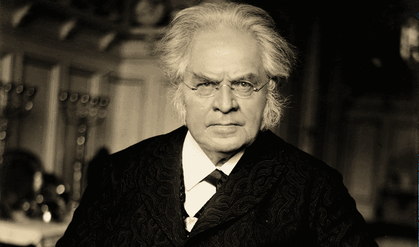portræt af Bjørnstjerne Bjørnson