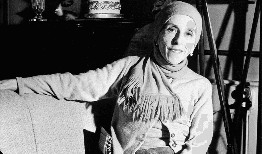 portræt af Karen Blixen
