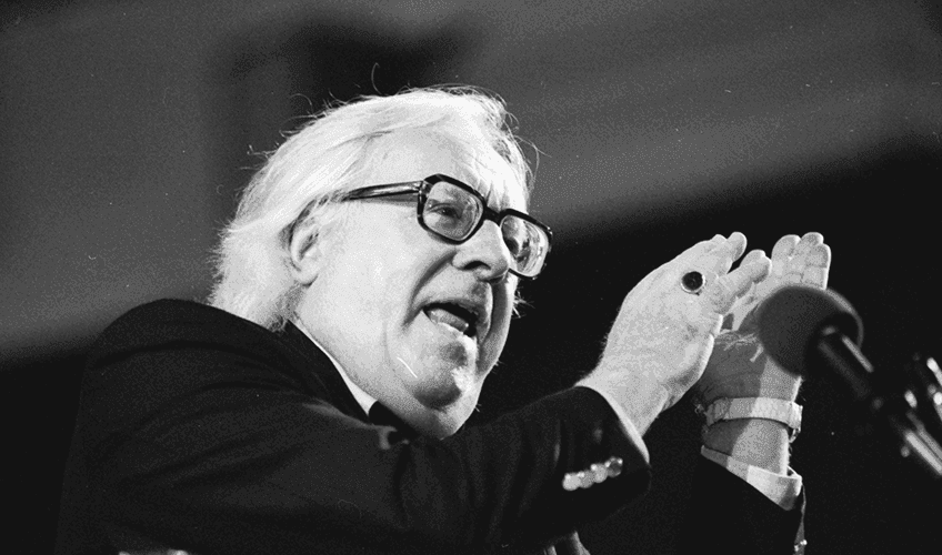 Portræt af Ray Bradbury
