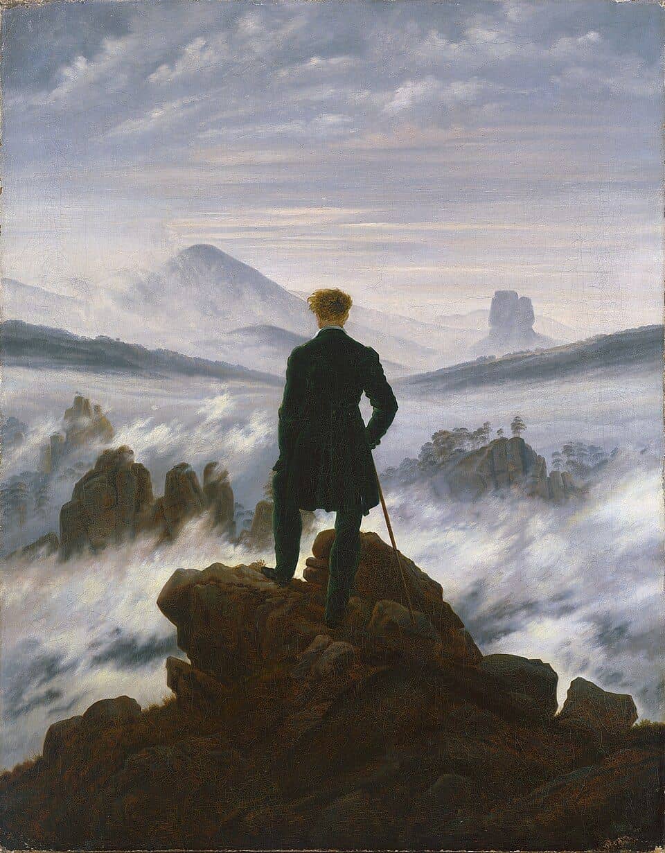 Caspar David Friedrich - Vandreren over tågehavet