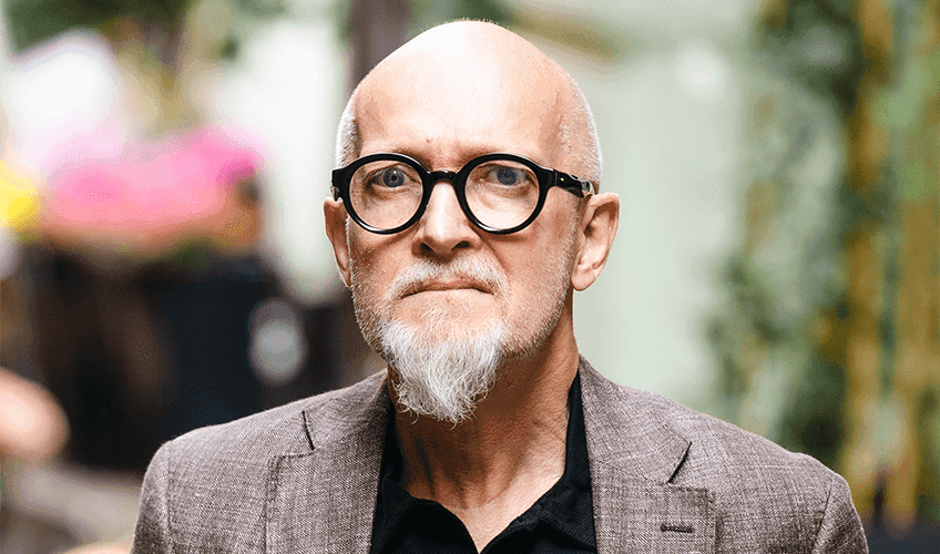 portræt af Lars Saabye Christensen