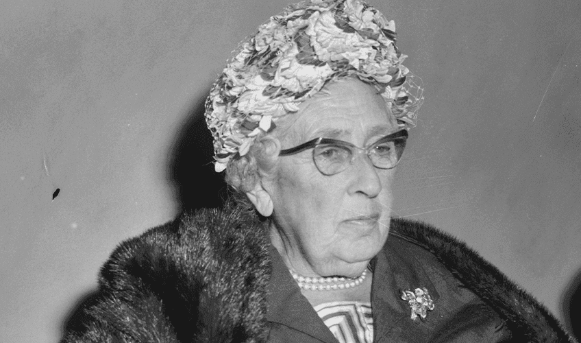Portræt af Agatha Christie