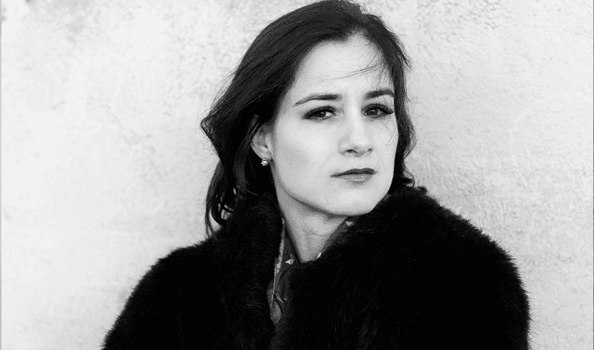 portræt af Maria Kjos Fonn