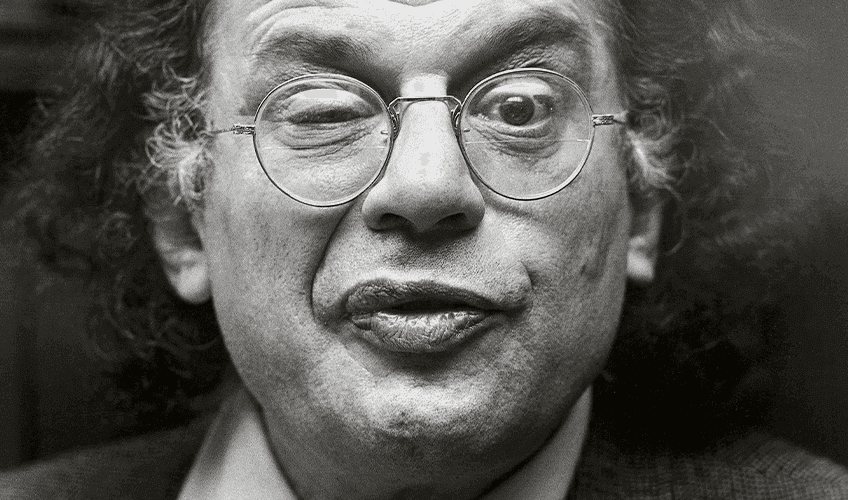 portræt af Allen Ginsberg