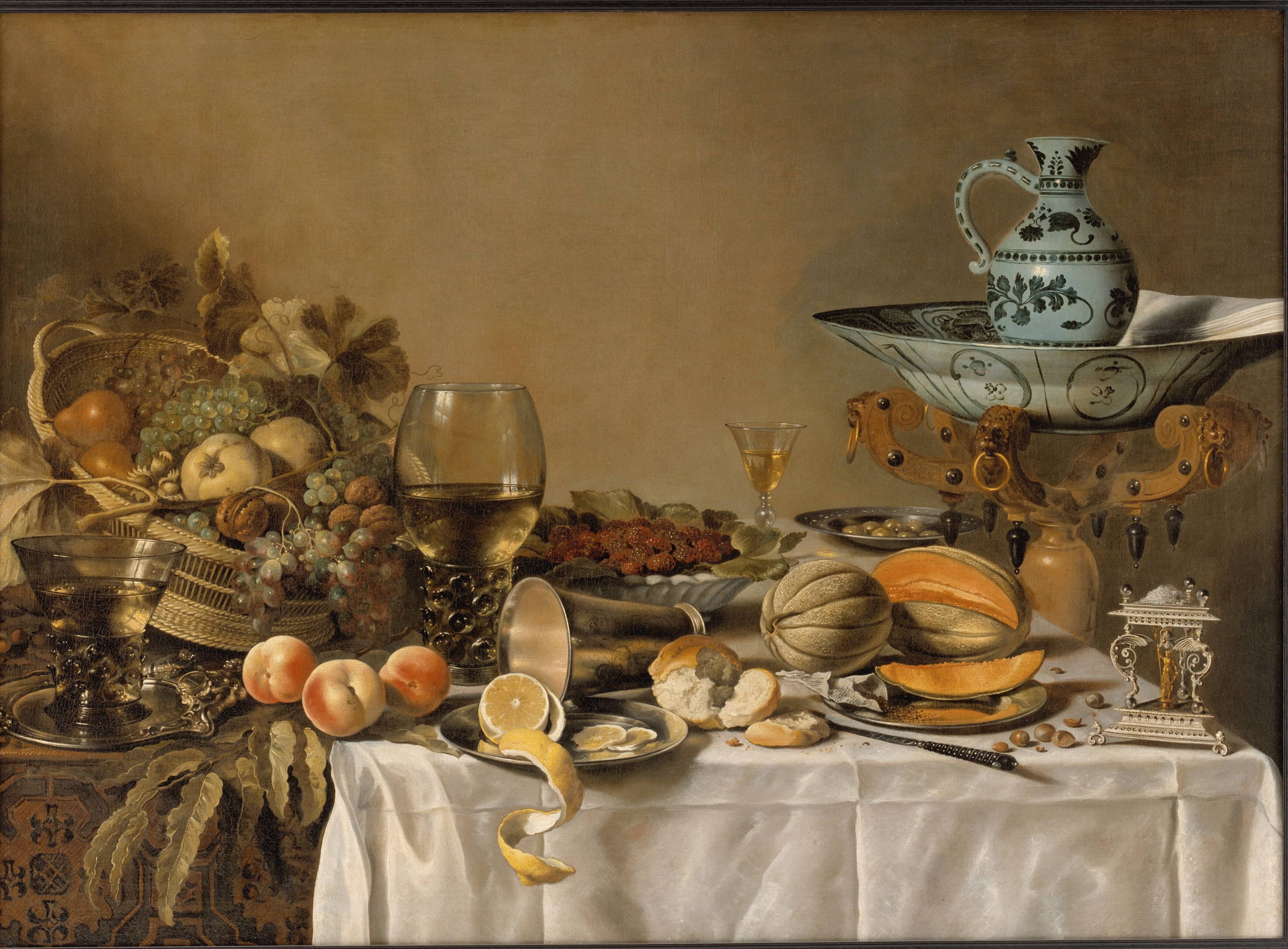 Nature morte af Pieter Claesz, ca. 1640