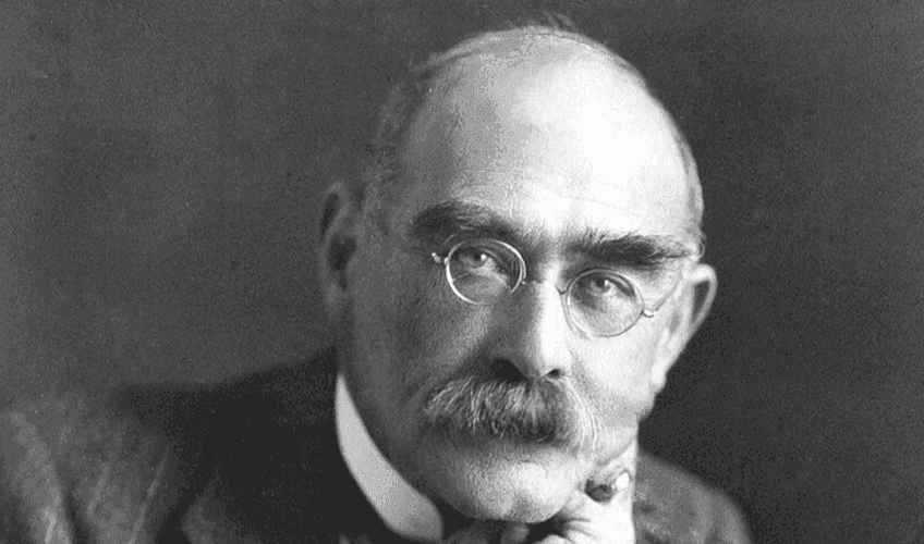 Portræt af Rudyard Kipling
