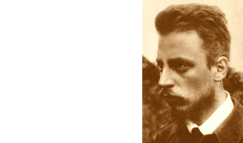 portræt af Rainer Maria Rilke