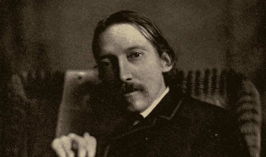 Portræt af Robert Louis Stevenson