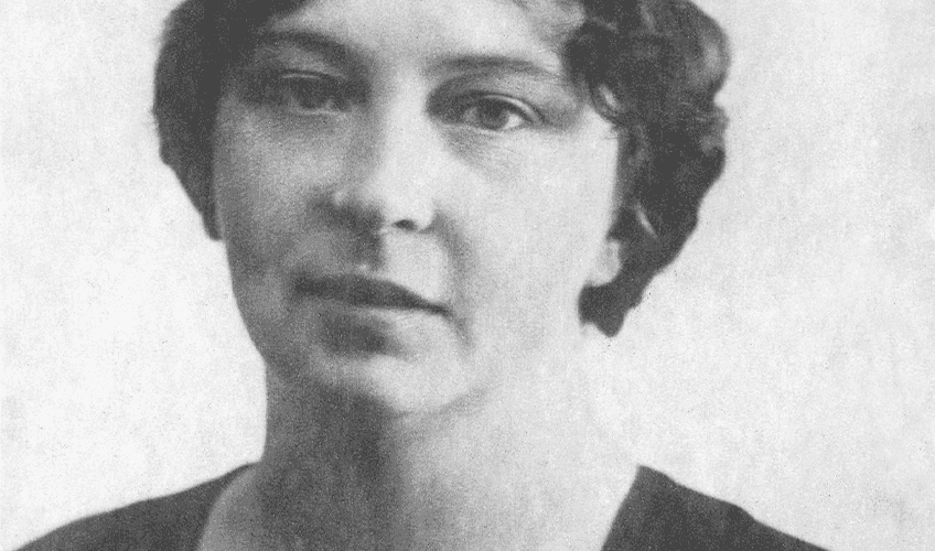 portræt af Sigrid Undset