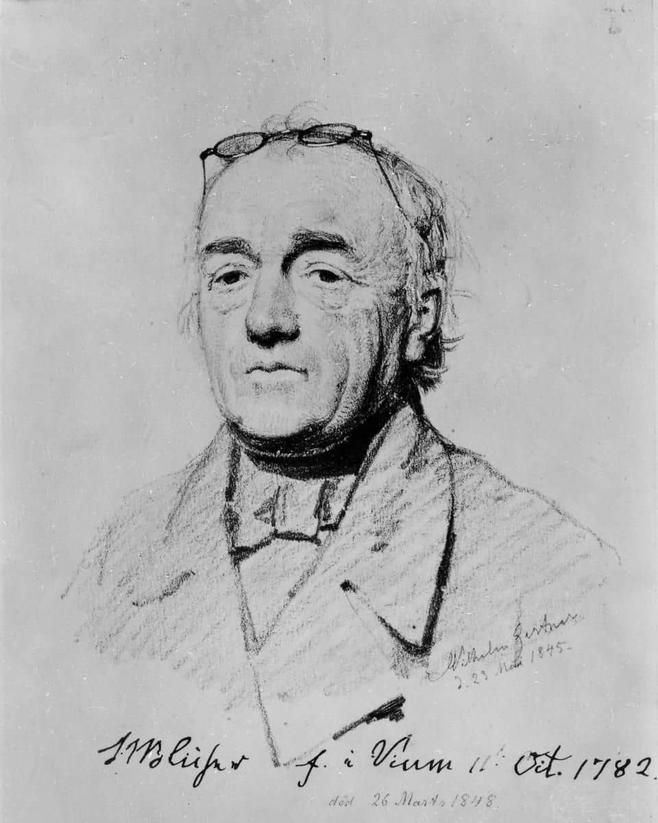 Tegning af Steen Steensen Blicher