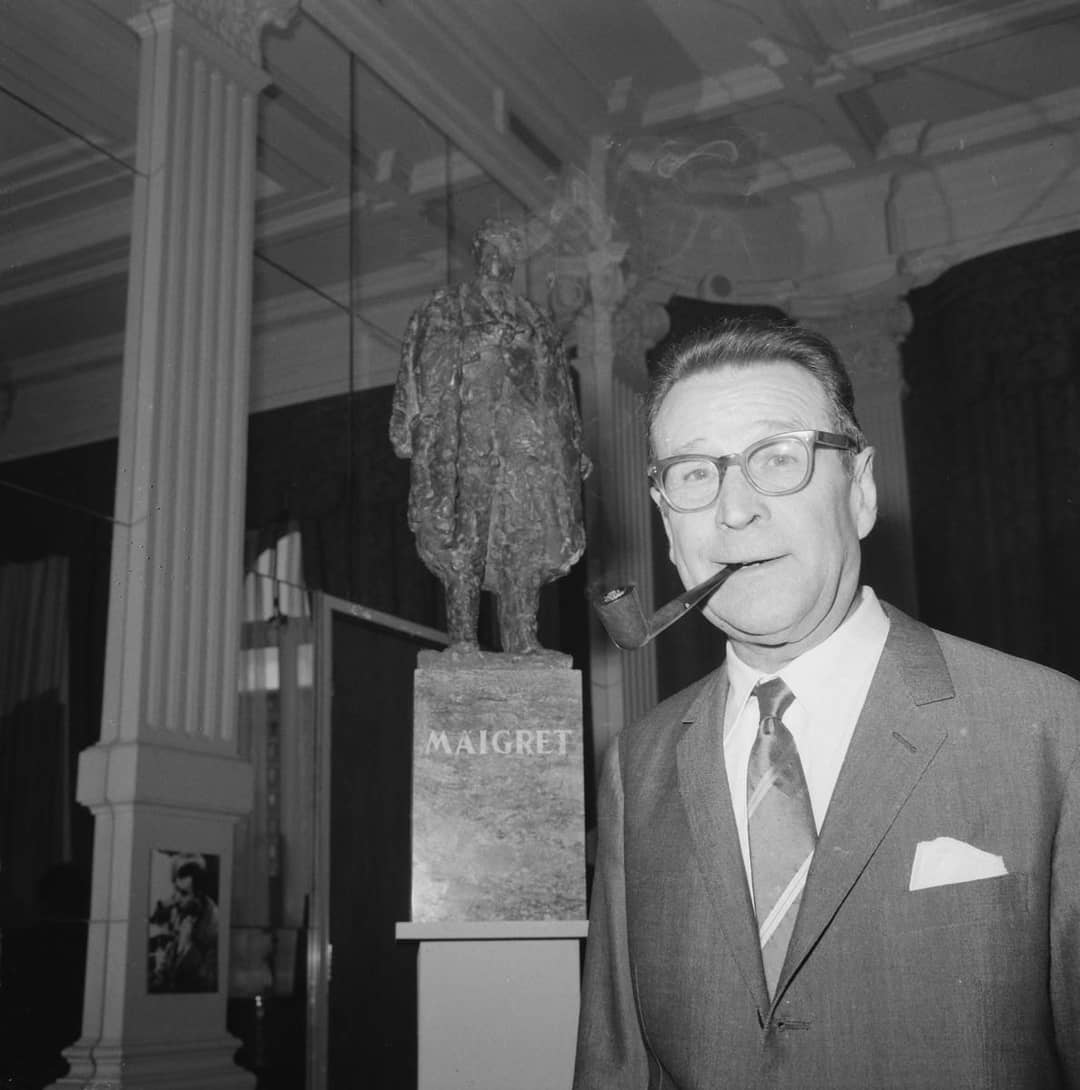 Portræt af Georges Simenon