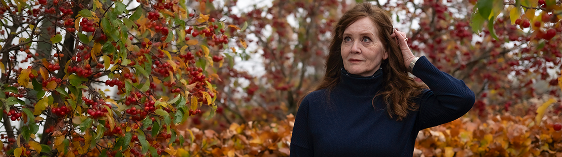 portræt af Auður Ava Ólafsdóttir