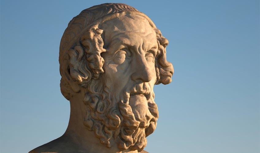 Statue af Homer