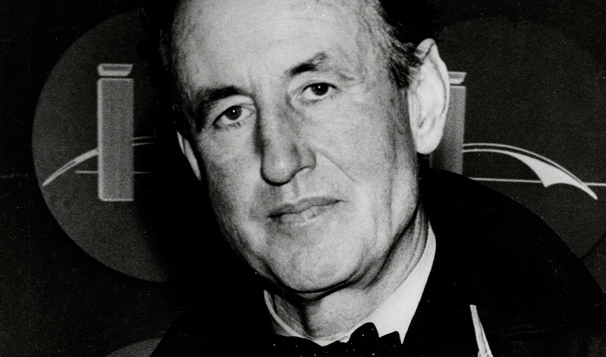 Portræt af Ian Fleming