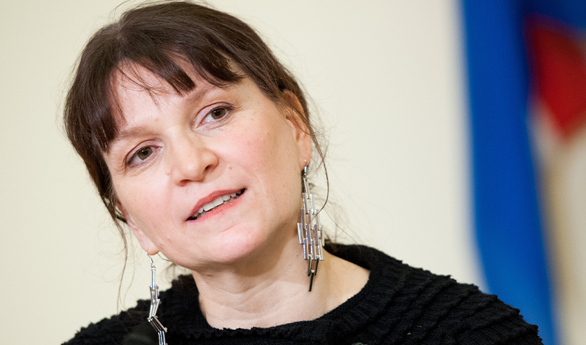 Portræt af Merethe Lindstrøm