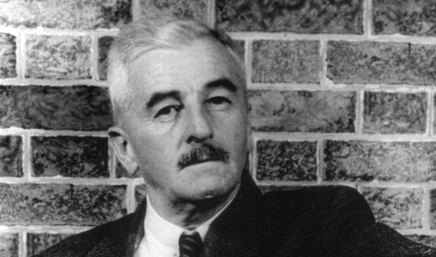 Portræt af William Faulkner